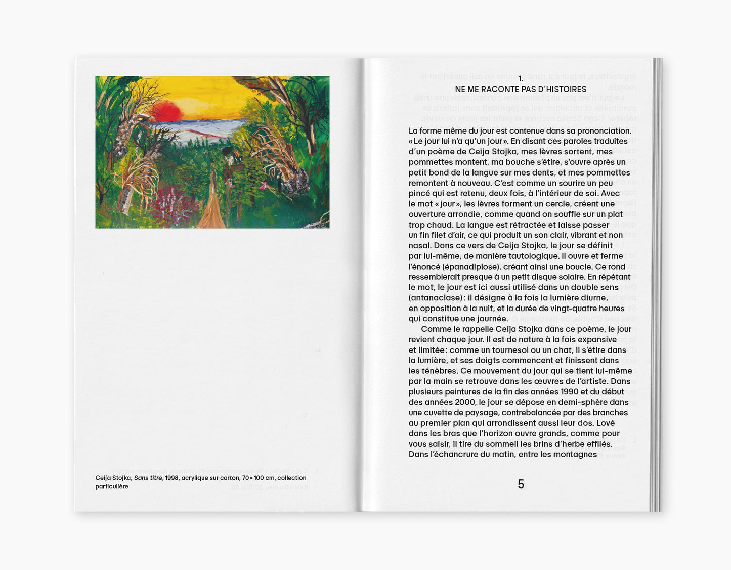 Le Jour lui n’a qu’un jour. Sept textes sur Ceija Stojka