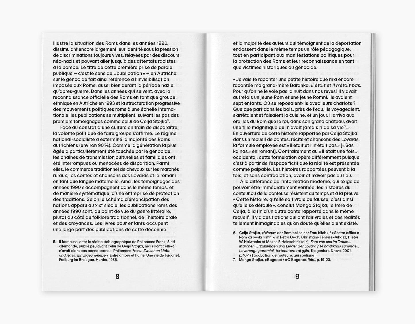 Le Jour lui n’a qu’un jour. Sept textes sur Ceija Stojka
