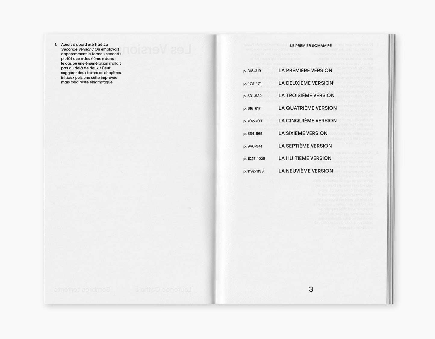 Les Versions
