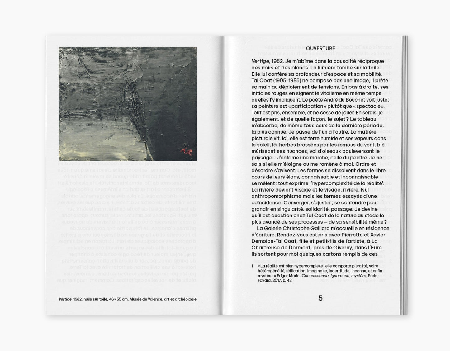 Nature sensible. En marchant avec Tal Coat